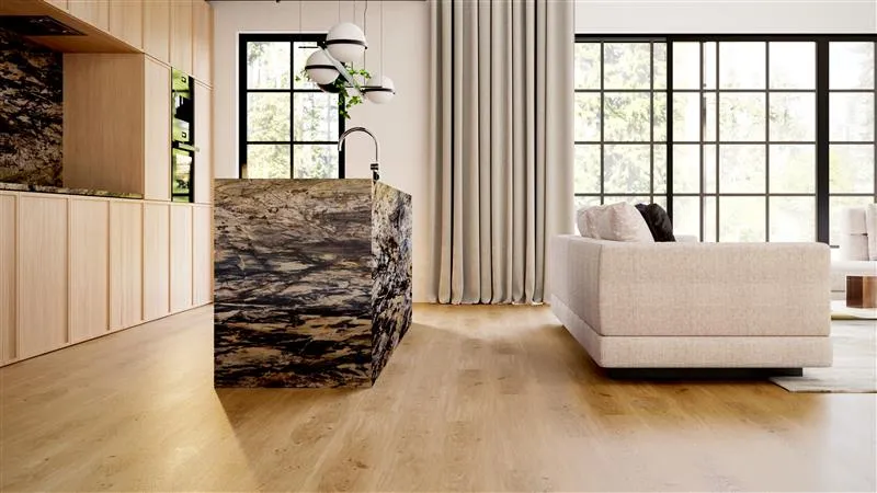 Styl industrialny – surowa estetyka i nowoczesne wnętrza z panelami winylowymi VTL