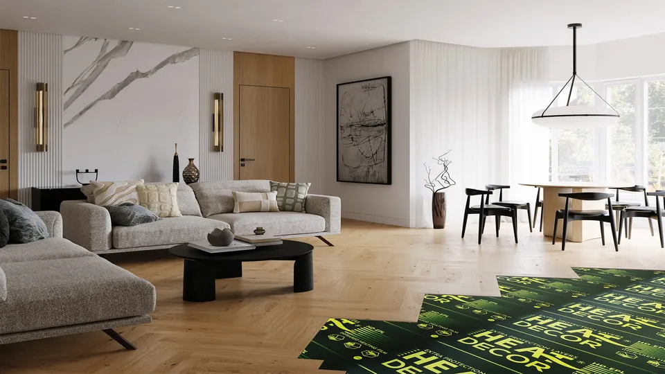 Panele SPC od VTL i ogrzewanie podłogowe Heat Decor – idealne połączenie